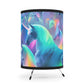 "Neon Splendor of the Unicorns" - NEON Unicorns Art Tripod Lamp