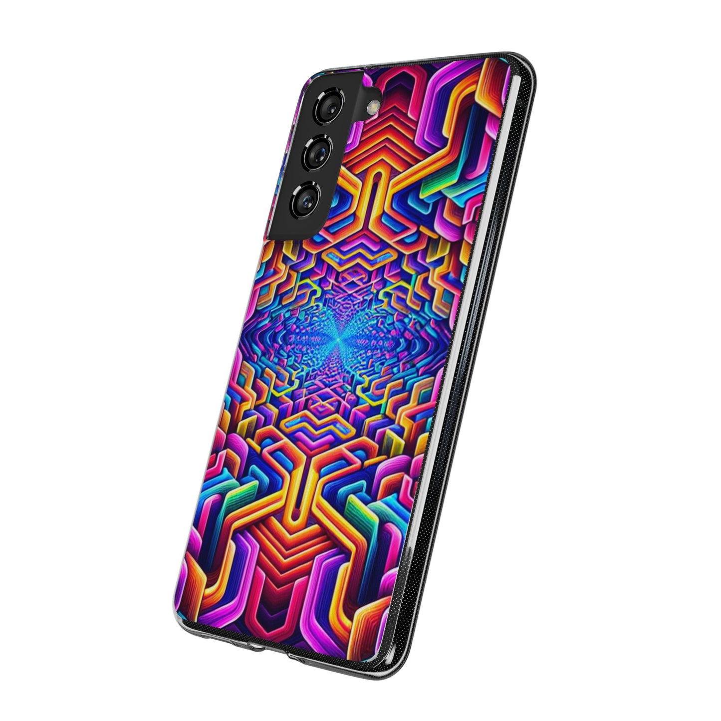 Vibrant Trippin' Infinity Infinity Patterns Art Polycarbonate Phone Case