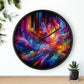 Gaspero da Firenze - Trippy Infinity Patterns Wall Clock