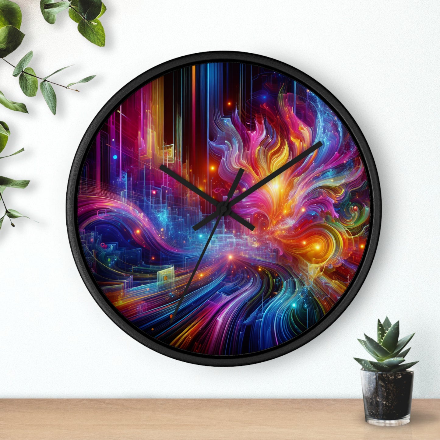 Gaspero da Firenze - Trippy Infinity Patterns Wall Clock