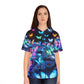 Enchanted Neon Butterfly Renaissance. Neon Butterflies Womans Jersey