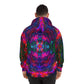 "Interdimensional Fluorescence" -Trippy Infinity Patterns AOP Hoodie