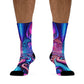 TDB Infinite Huescapes. Trippy Recycled Poly Socks