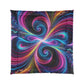 Vivid Psychedelic Never-Ending Dreams Trippy Infinity Patterns Comforter Blanket
