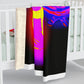 "Night Symphony" - NEON Owls Art Sherpa Blanket