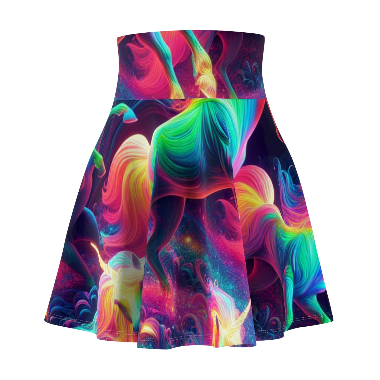 Giovanni di Corrado -NEON Unicorns Woman' Skater Skirt