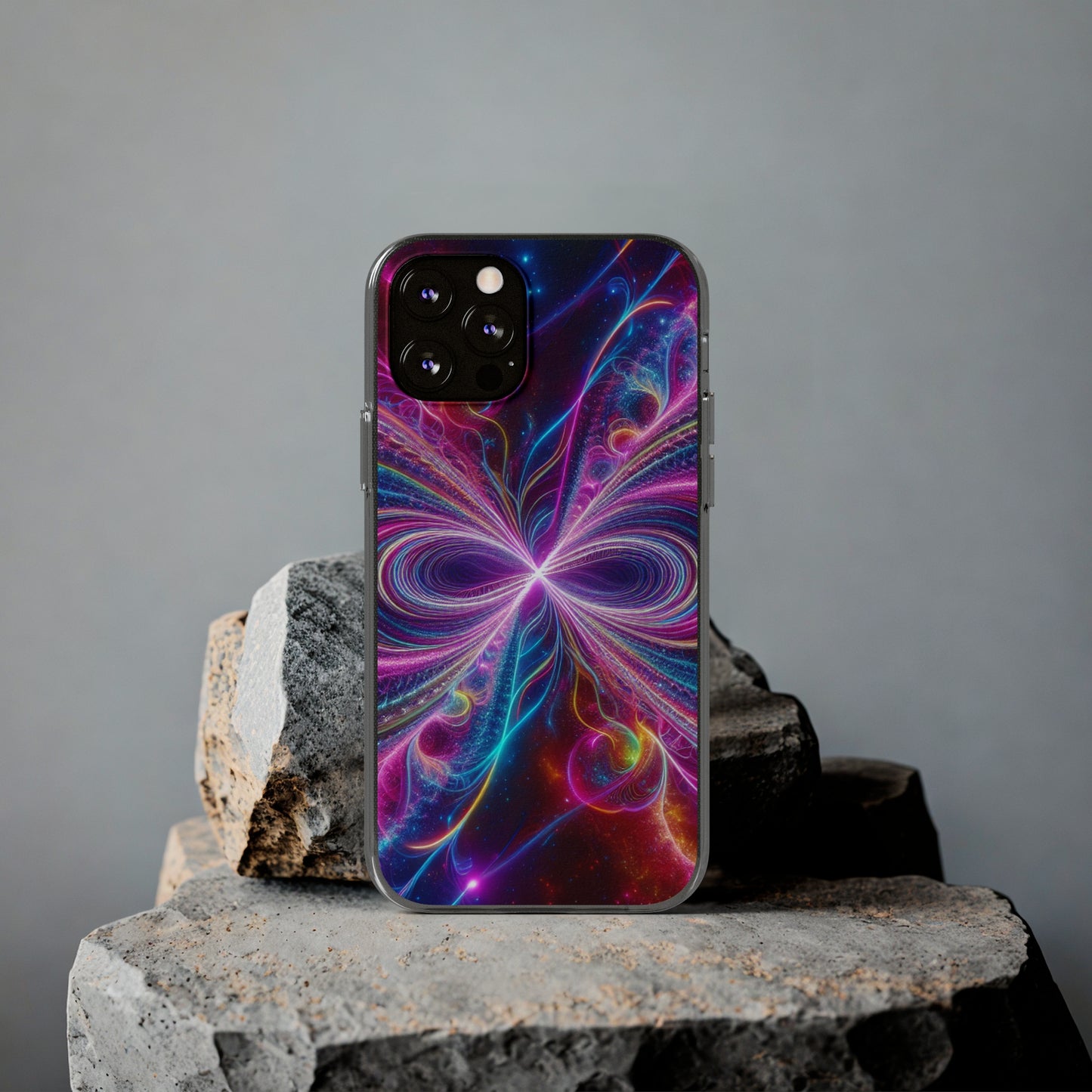 Neon Infinity Dreams Infinity Patterns Art Polycarbonate Phone Case