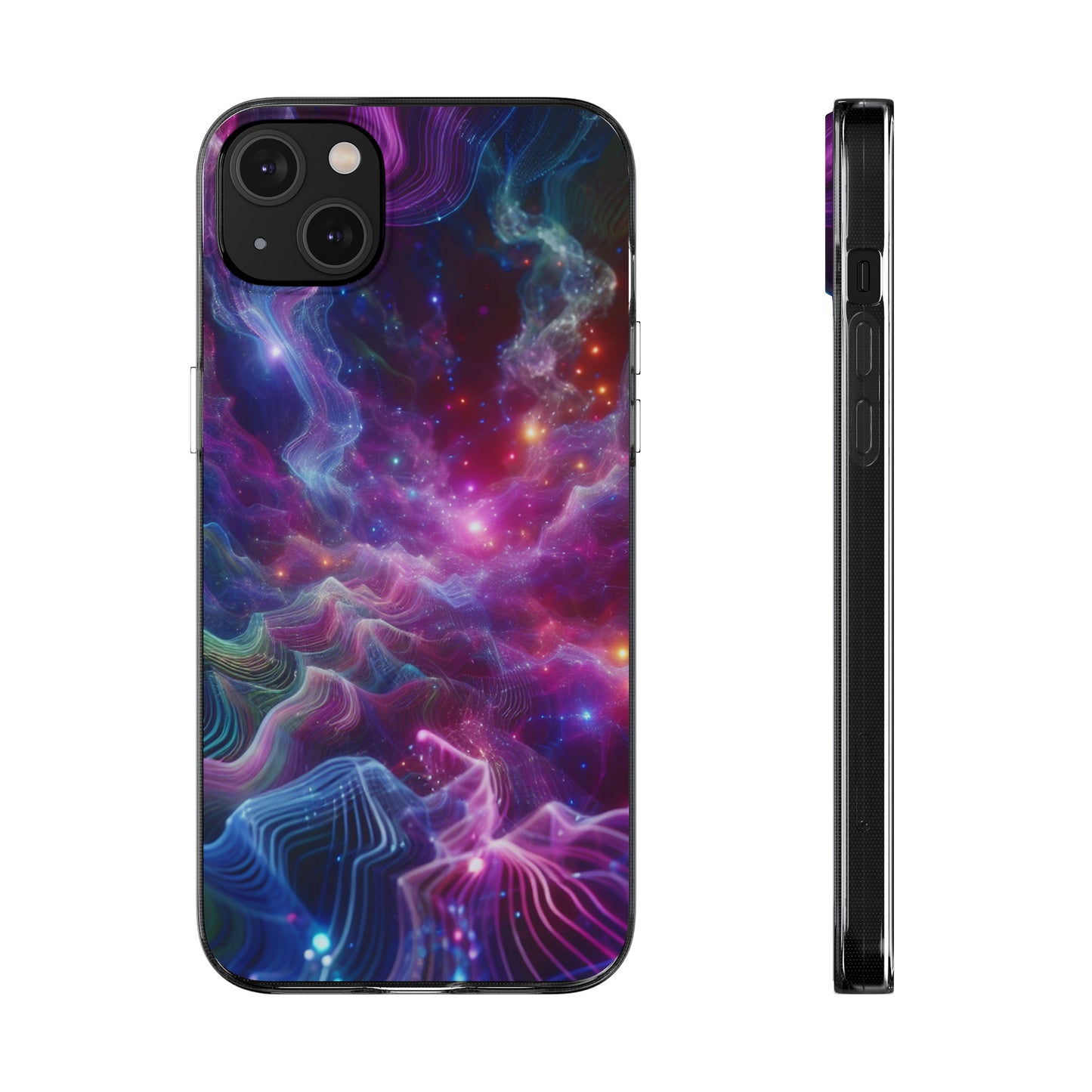 Neon Infinity Swirlz Infinity Patterns Art Polycarbonate Phone Case