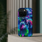 Vivid Dreamscape of Neon Unicorns Neon Unicorns Premium Art Magsafe Magnet Tough IPhone 13 14 15 Pro Plus Max and Mini in Matte and Glossy Phone cases