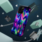 "Uni-Neon Fantasy" Neon Unicorns Premium Art Magsafe Magnet Tough IPhone 13 14 15 Pro Plus Max and Mini in Matte and Glossy Phone cases