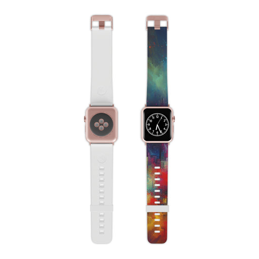 "Neon Transcendence" - Trippy Infinity Patterns Iwatch Band
