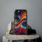 Neon Infinity Vortex Infinity Patterns Art Polycarbonate Phone Case