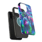Vivid Dreamscape of Neon Unicorns Neon Unicorns Premium Art Magsafe Magnet Tough IPhone 13 14 15 Pro Plus Max and Mini in Matte and Glossy Phone cases