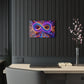 Cosmic Vibrancy. Trippy infity Pattern 1/4" Glossy Acrylic Art