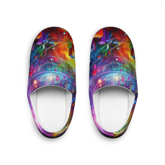 Giorgio di Battaglia - Trippy Infity Patterns Men's Indoor Slippers