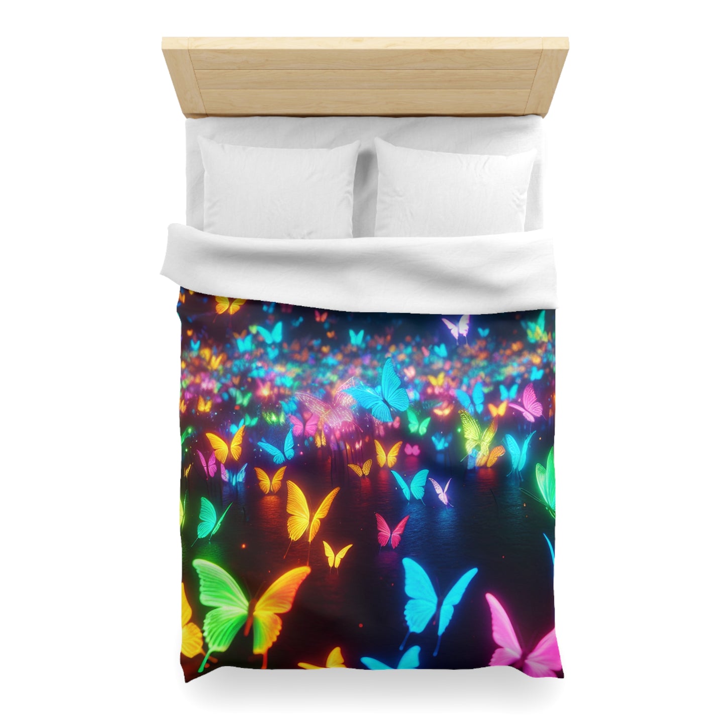Adamo di Benvenuto - NEON Butterflies Microfiber Duvet Cover