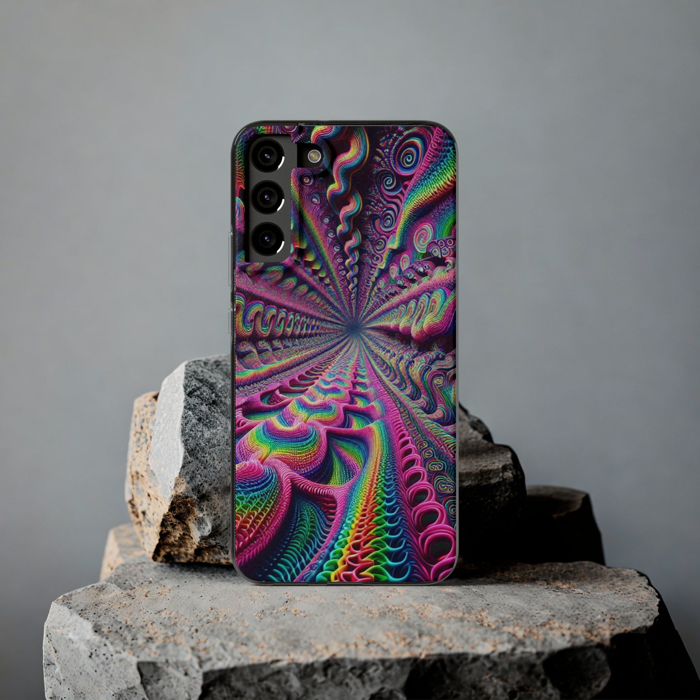 VibrancyInfiniteNeonacopia Infinity Patterns Art Polycarbonate Phone Case