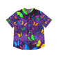 "Fuego Fantasia" Neon Butterflies Womans Jersey