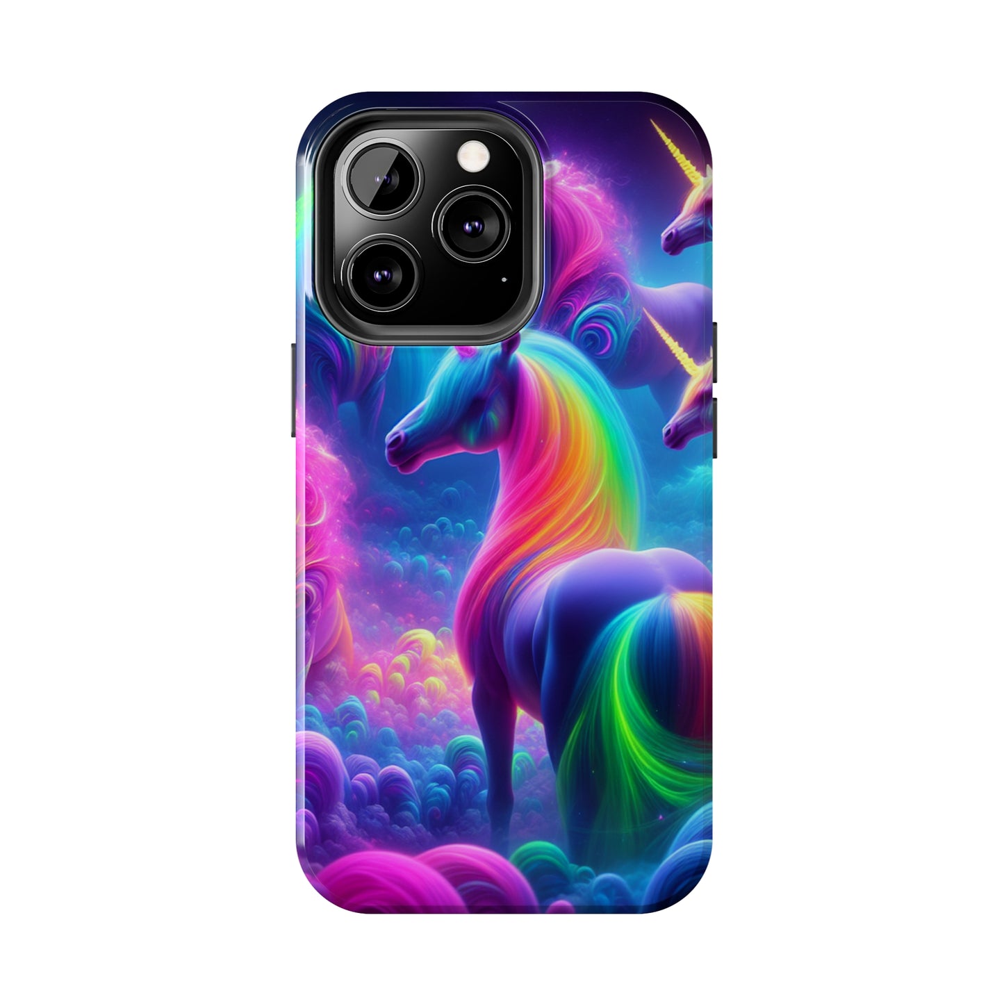 "Dreamworld Enchantment" NEON Unicorns Tough Phone Case