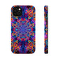 Vibrant Infinity Aurora. Neon Trippy Infinity Patterns Premium Art Magsafe Magnet Tough IPhone 13 14 15 Pro Plus Max and Mini in Matte and Glossy Phone cases