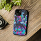 Neon Unicorn Prism. Neon Unicorns Premium Art Magsafe Magnet Tough IPhone 13 14 15 Pro Plus Max and Mini in Matte and Glossy Phone cases