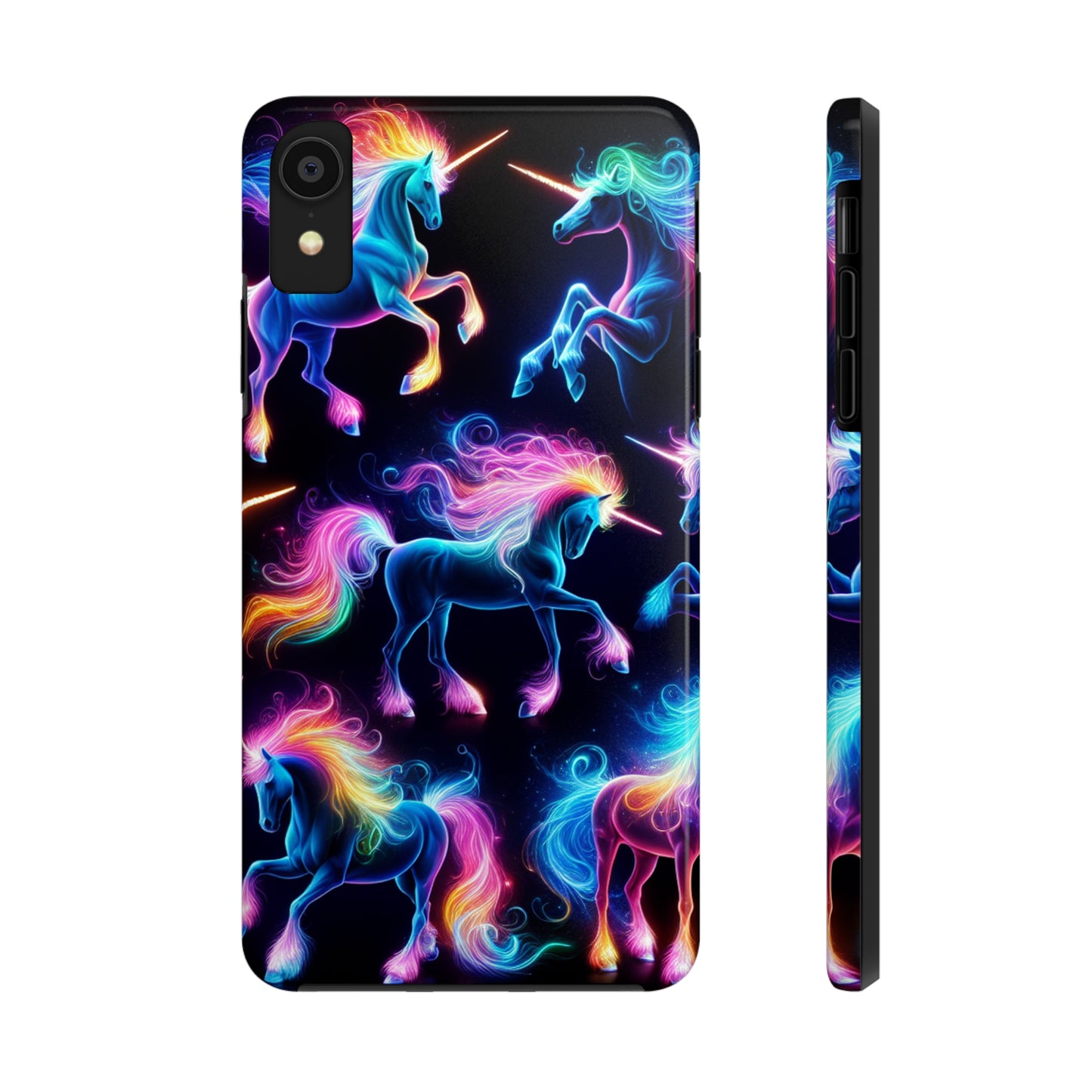 'Neon Mirage of Unicorns' NEON Unicorns Tough Phone Case