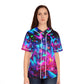 Electric Butterfly Dreamscape Neon Butterflies Womans Jersey