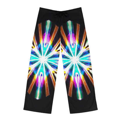 TDB Galactic Glitter Vortex. Trippy Infinity Patterns Mens Pajama Pants