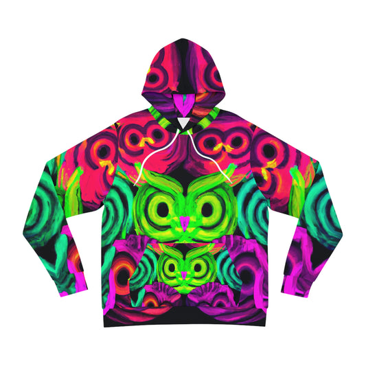 Neon Nocturnes - NEON Owls AOP Hoodie