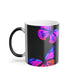 "Neon Poppies" Neon Butterflies 11oz Color Morphing Mug