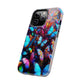 "Illuminated Flight" NEON Butterflies Tough Phone Case