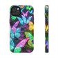 Neon Butterfly Dreamscape. NEON Butterflies Tough Phone Case