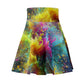 Hans van Hauen - Trippy Infity Patterns Woman's Skater Skirt