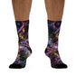 TDB Vivid Cosmic Radiance. Trippy Recycled Poly Socks