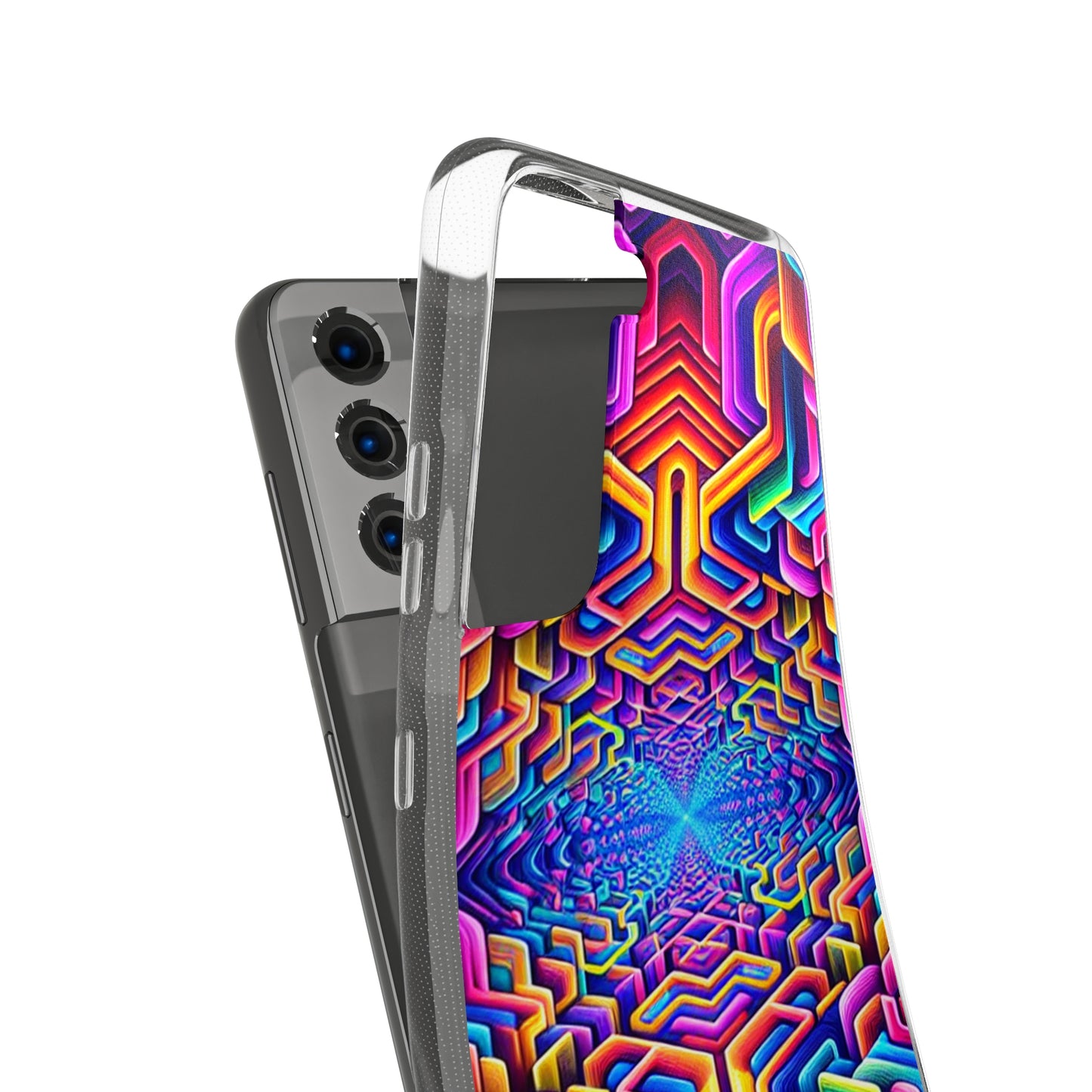 Vibrant Trippin' Infinity Infinity Patterns Art Polycarbonate Phone Case