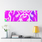 Neon Splendor Unicorns. NEON Unicorns Art Canvas