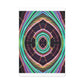Electric Cosmic Confetti. Trippy Infinity Patterns Art Canvas
