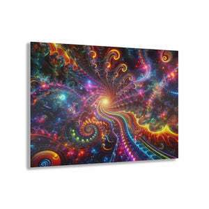 Interstellar Illuminexion Trippy infinity Pattern 1/4" Glossy Acrylic Art