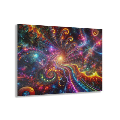 Interstellar Illuminexion Trippy infinity Pattern 1/4" Glossy Acrylic Art
