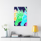 Neon Herd-scape NEON Unicorns Art Canvas
