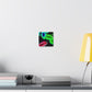 Neon Butterflies Cascade. Neon Butterflies  Art Canvas