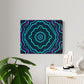 Psychedelic Visionarium. Trippy Infinity Patterns Acrylic Art Panel