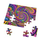 VibNeoInfInf - Neon Trippy Infinity Patterns Puzzle 30, 110, 252, and 1000 Pieces