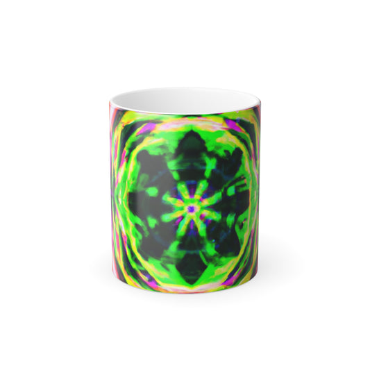 Giulio Romano Trippy Infinity Patterns  11oz Color Morphing Mug