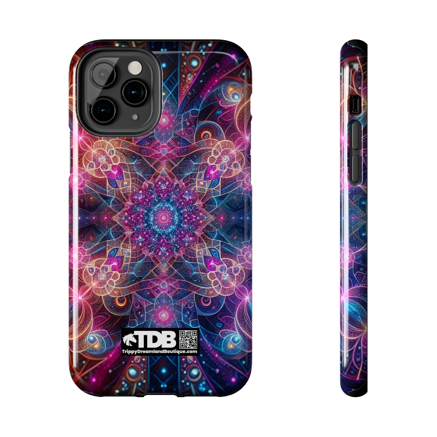 TDB Vibrant Infinity Ozonetics. Trippy Infinity Patterns Tough Phone Case