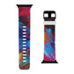 "Neon Confetti Cascade" - Trippy Infinity Patterns Iwatch Band