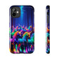 Vivid Unicorn Pack NEON Unicorns Tough Phone Case Iphone 7 8 9 10 11 12 13 14 Pro Max Mini Plus XR XS SE