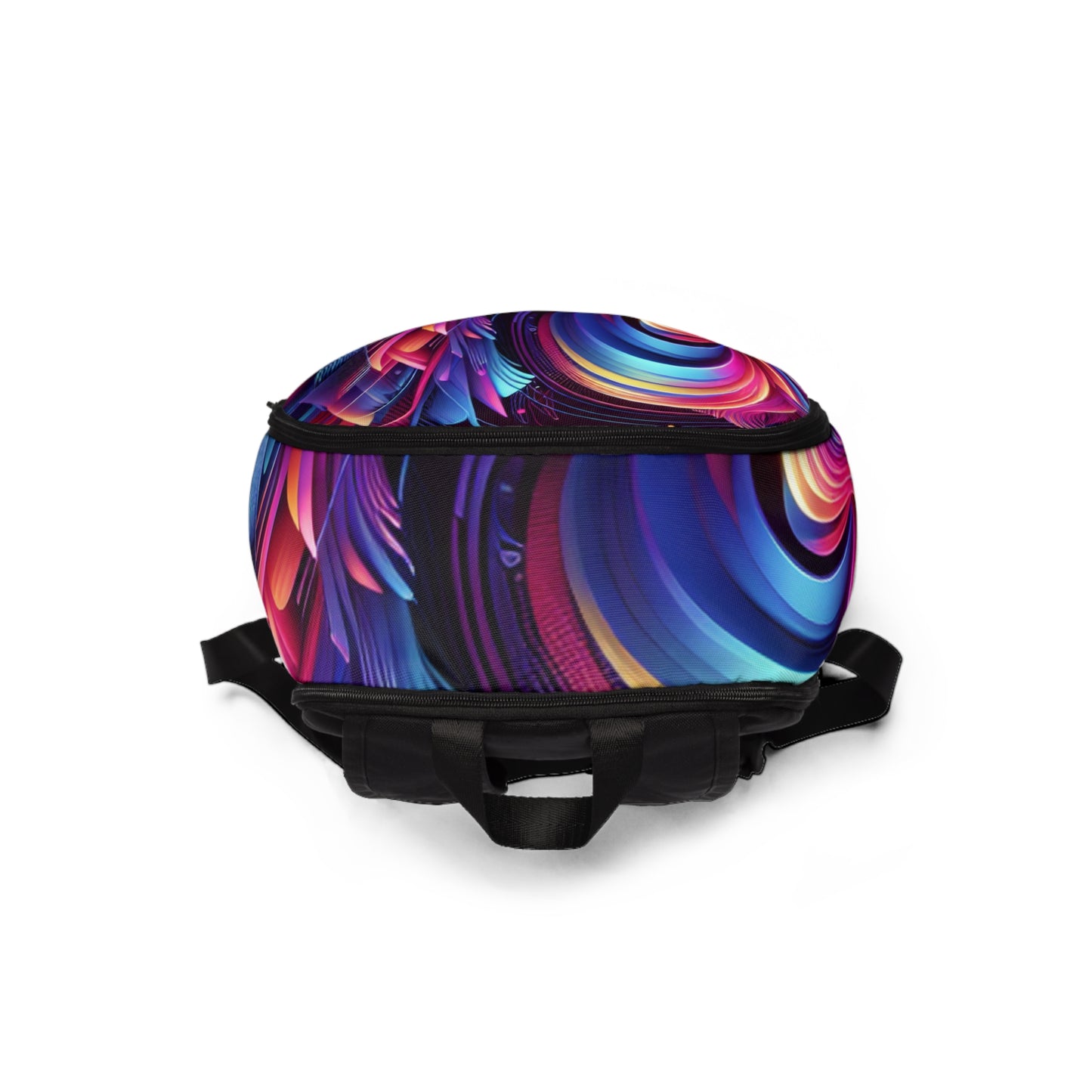 William Shakespeareton - Trippy Infinty Patterns Fabric Rave Backpack