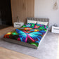 Leonardo de LaVisione - NEON Butterflies Microfiber Duvet Cover