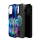 Neon Unicorn Pods. Neon Unicorns Premium Art Magsafe Magnet Tough IPhone 13 14 15 Pro Plus Max and Mini in Matte and Glossy Phone cases